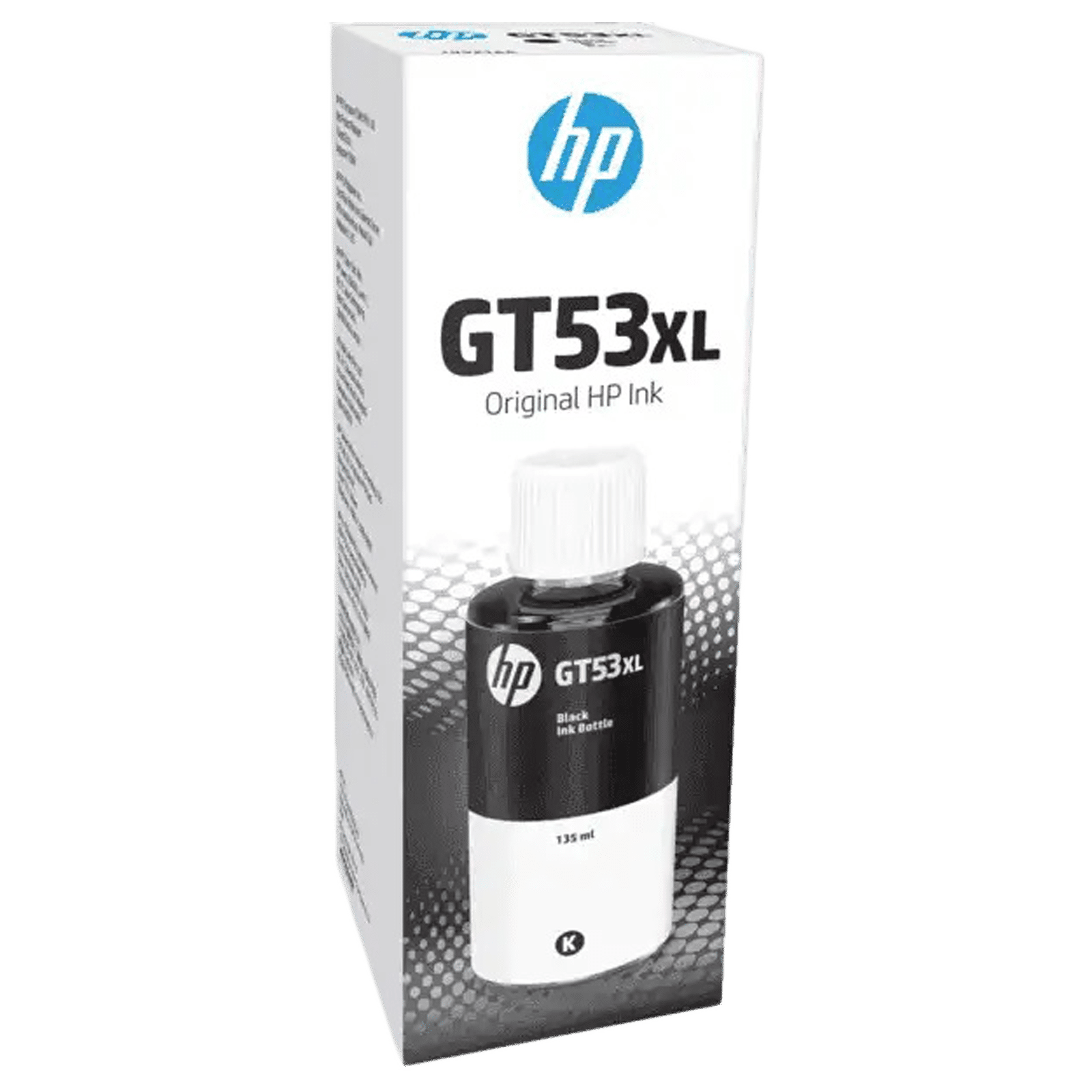 HP GT53XL Original Ink Bottle (135ml, 1VV21AA, Black)