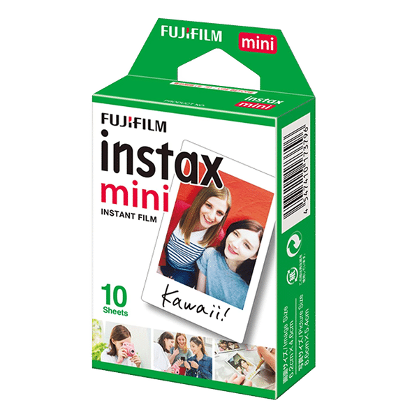 FUJIFILM Instax Mini Pack of 10 Film SheetsÂ (Glossy Finish, 16386004, White)_1