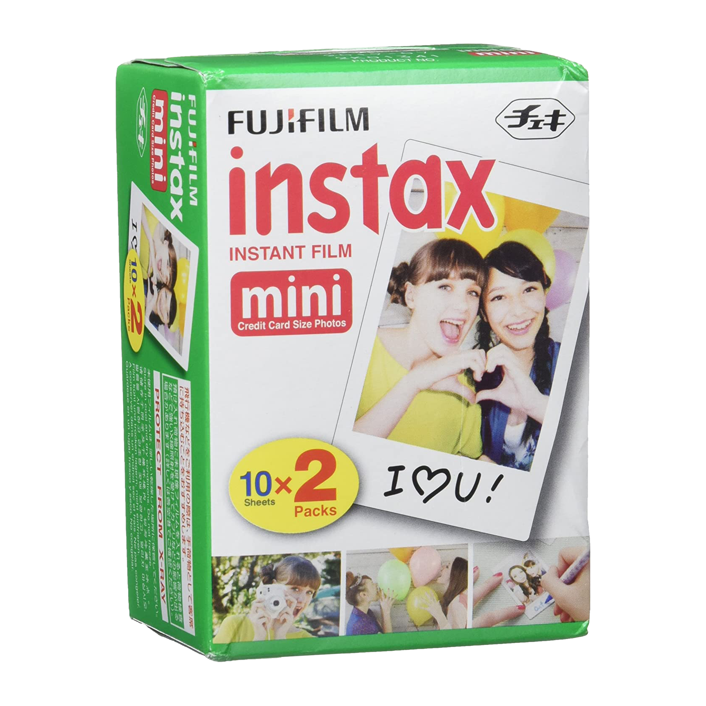 Buy Fujifilm Instax Mini 2 Pack of 10 Film Sheets (Glossy Finish, 16386016,  White) Online - Croma