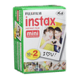 FUJIFILM Instax Mini 2 Pack of 10 Film SheetsÂ (Glossy Finish, 16386016, White)_1