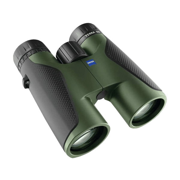 ZEISS Terra 8x 42mm Schmidt-Pechan Roof Prism Optical Binoculars (Hydrophobic Multi-Coating, 524203-9908-000, Black/Green)_1