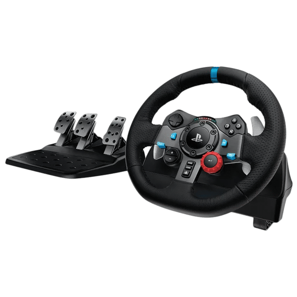 logitech G29 Driving Force Wired Controller for Playstation 4, Playstation 5, Windows, Mac (Touchpad, 941-000143, Black)_1