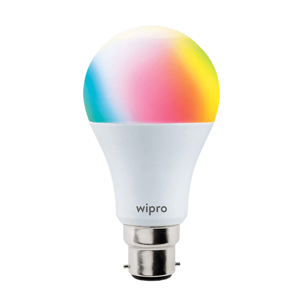 wipro 9 Watts Wi-Fi LED Smart Bulb (Voice Assistant Supported, NS9200, White)_1