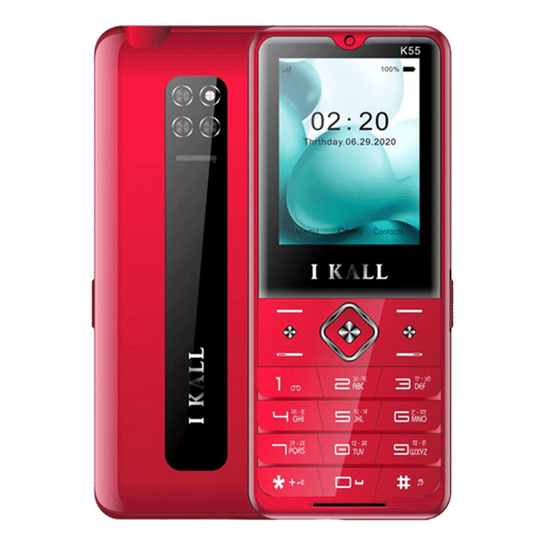 I KALL K55 (32MB, Dual SIM, Rear Camera, Red)_1