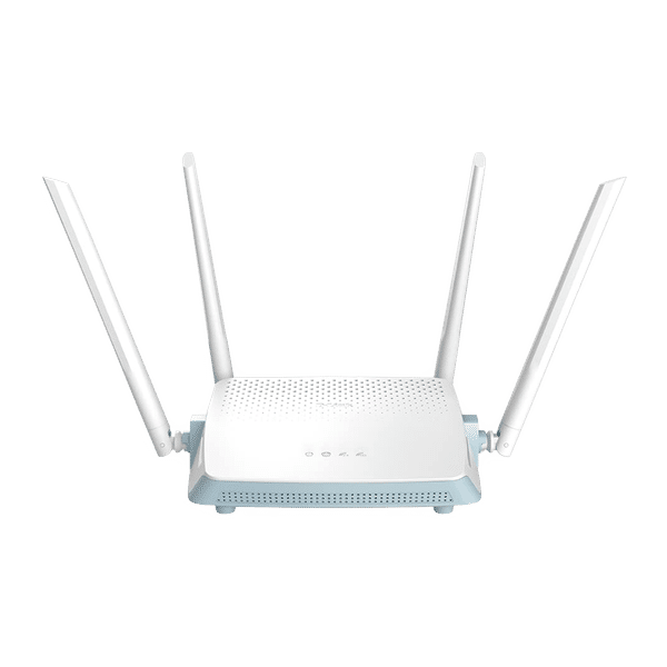 D-Link AC1200 Dual Band 867 Mbps Wi-Fi 5 Smart Router (4 Antennas, 4 LAN Ports, Voice Assistant Supported, R12, White)_1