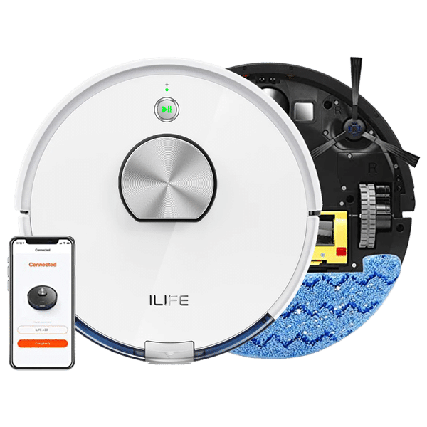 ILIFE L100 22 Watts Robotic Vacuum Cleaner (0.45 Litres, 03-A0IB-MX0P, White)_1
