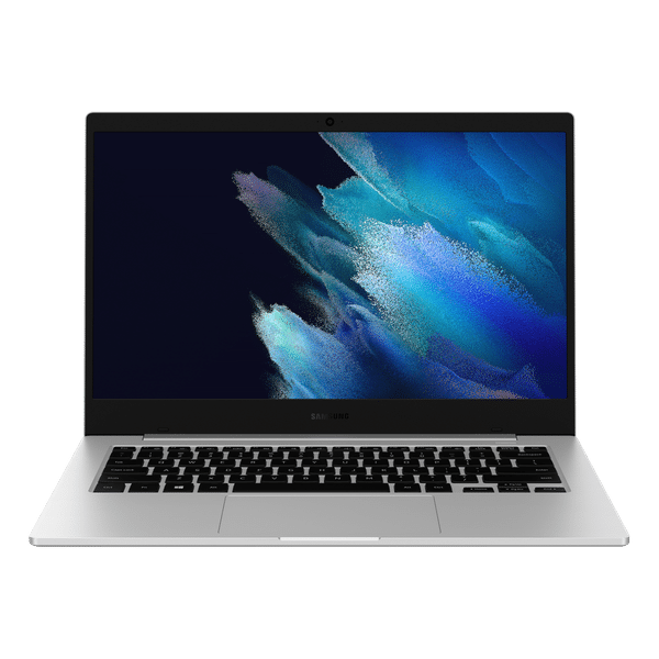 SAMSUNG Galaxy Book Go Qualcomm Snapdragon 7c 2nd Gen Thin & Light Laptop (4GB, 128GB SSD, Windows 11 Home, 14 inch FHD LED Display, MS Office Home & Student 2021, Silver, 1.38 KG)_1
