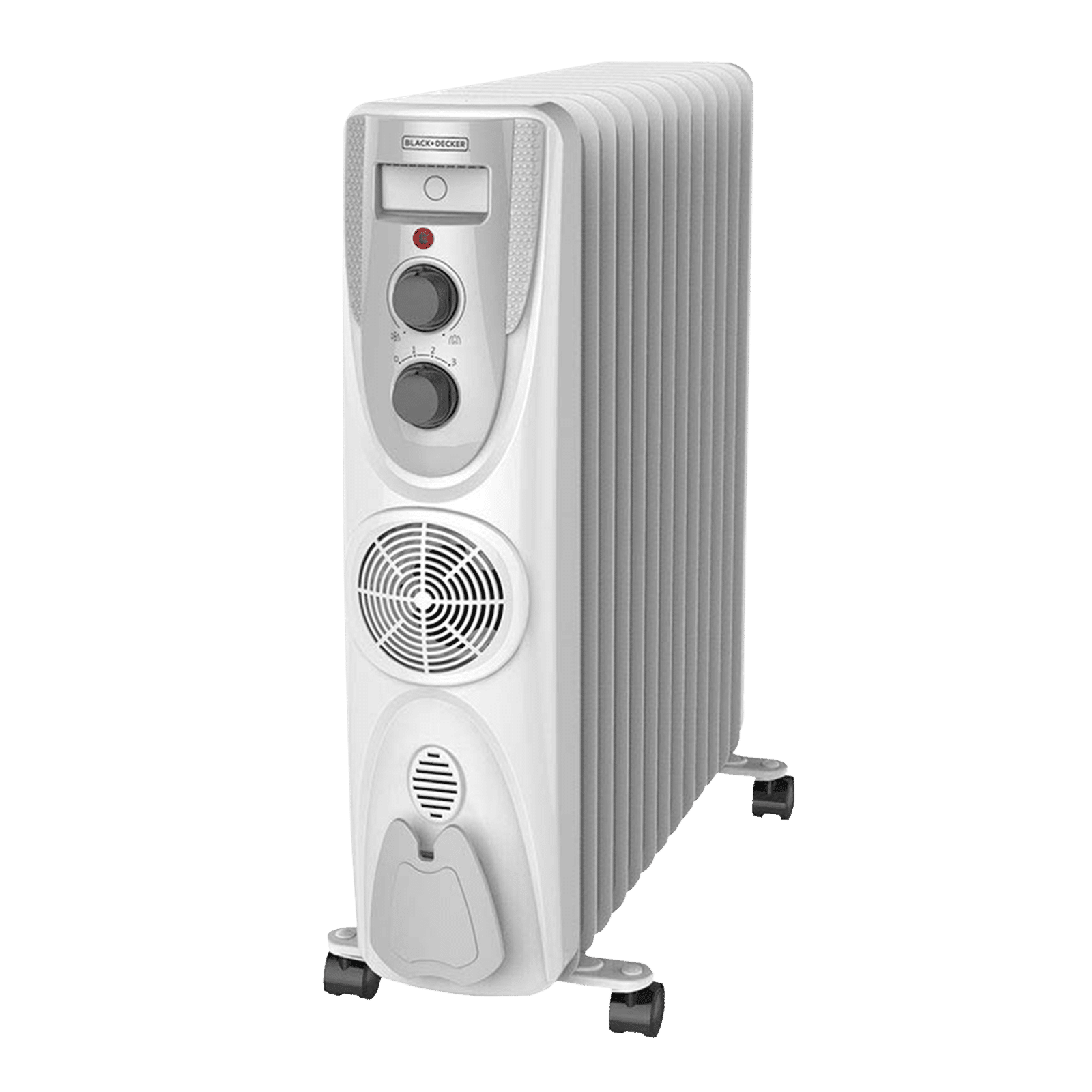 Black & Decker BLACK&DECKER 2500 Watts Oil Filled Room Heater (Adjustable Thermostat, BXRA0901IN, White)