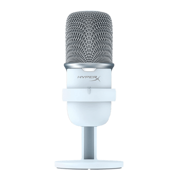 HyperX SoloCast Type C Wired Microphone with Tap-to-Mute Sensor (White)_1