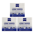ZEISS Cleaning Wipes for Lens (30 Count, ZLW30, Blue/White)_1