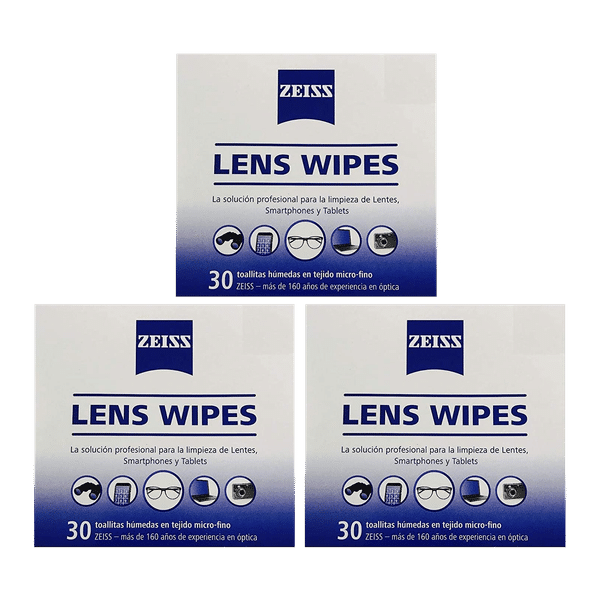 ZEISS Cleaning Wipes for Lens (30 Count, ZLW30, Blue/White)_1