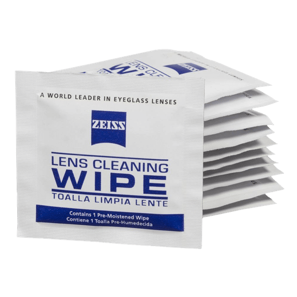 ZEISS Pre-Moistened Wipes for Lens (100 Count, ZKW100, White)_1
