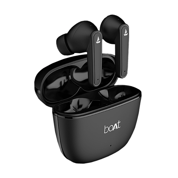 boAt Airdopes 113 Wireless Gaming Earbuds with Environmental Noise Cancellation (IPX4 Sweat Resistance, Beast Mode, Space Black)_1