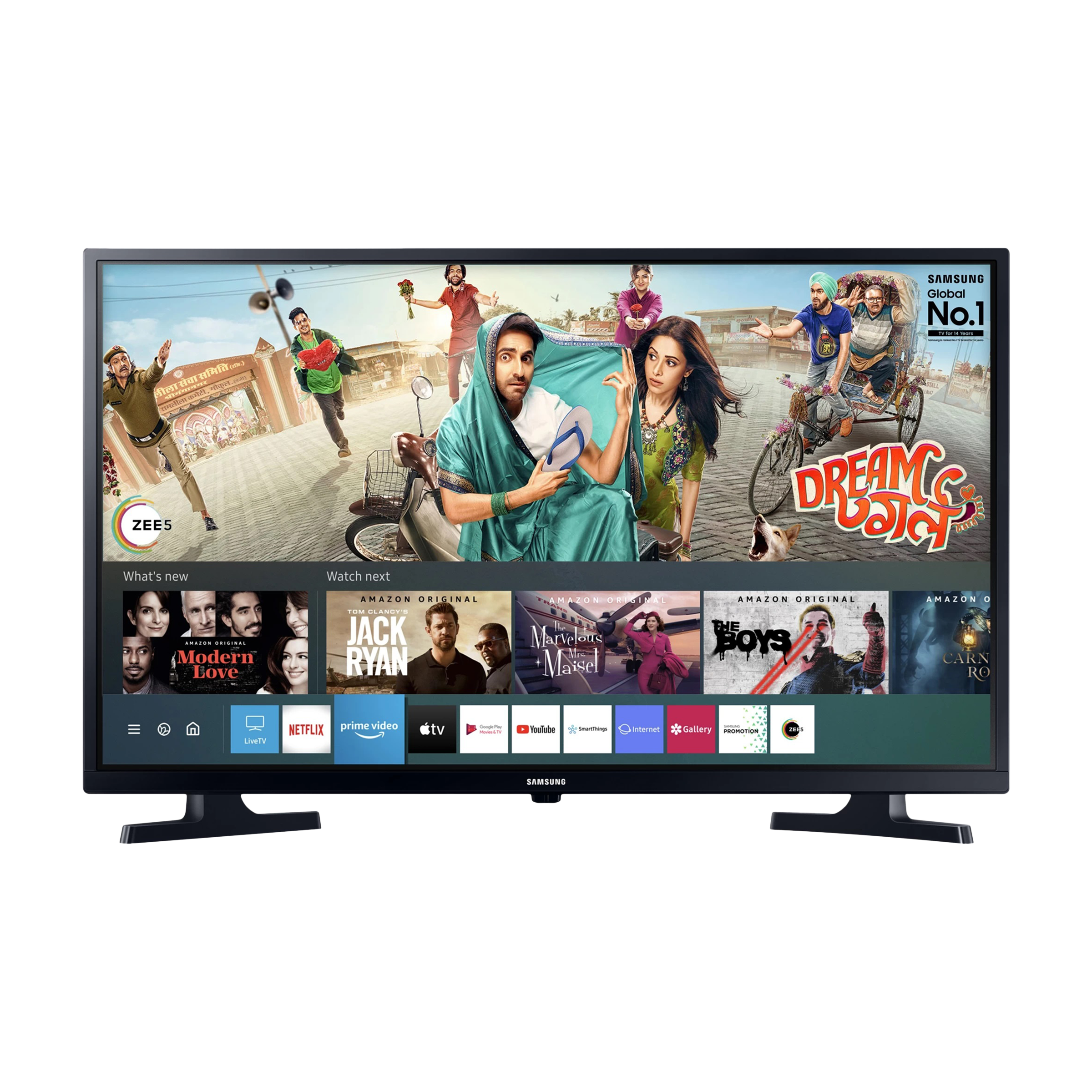 [For ICICI Bank credit card] SAMSUNG Series 4 80 cm (32 inch) HD Ready LED Tizen Smart TV with Hyper Real Picture Engine