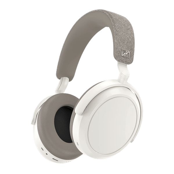 SENNHEISER Momentum 4 M4AEBT Bluetooth Headset with Mic (Adaptive Noise Cancellation, Over Ear, White)_1