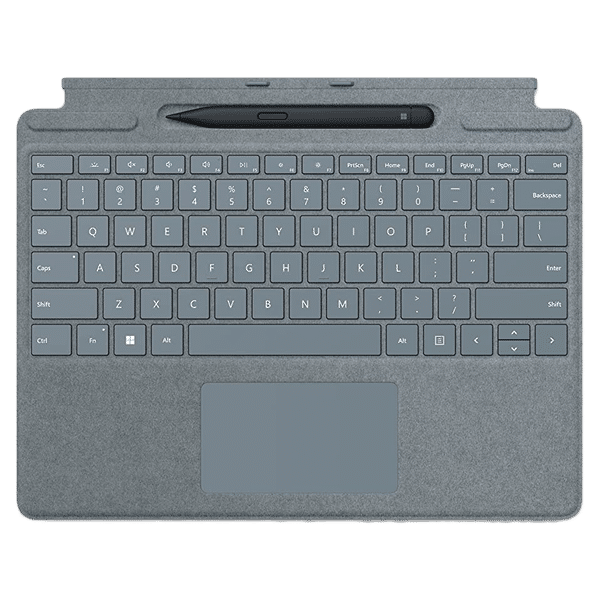 Microsoft Wi-Fi Wireless Keyboard with Touchpad (Backlit Keys, Icy Blue)_1