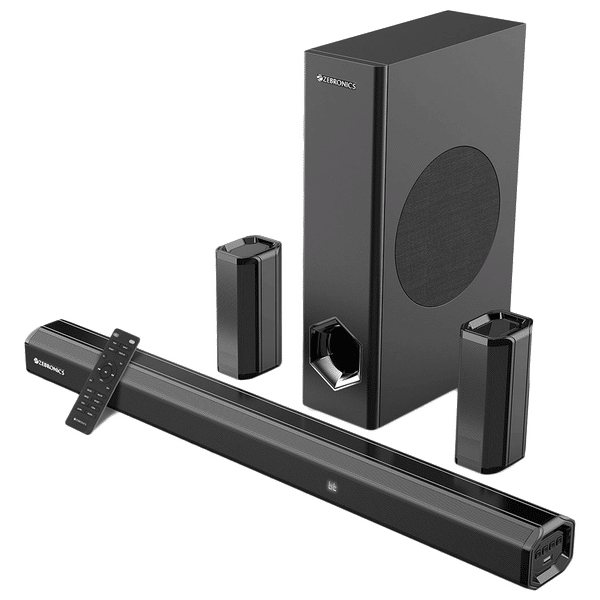 ZEBRONICS Zeb-Juke Bar 7400 Pro 180W Bluetooth Soundbar with Remote (Hi-Fidelity Audio, 5.1 Channel, Black)_1
