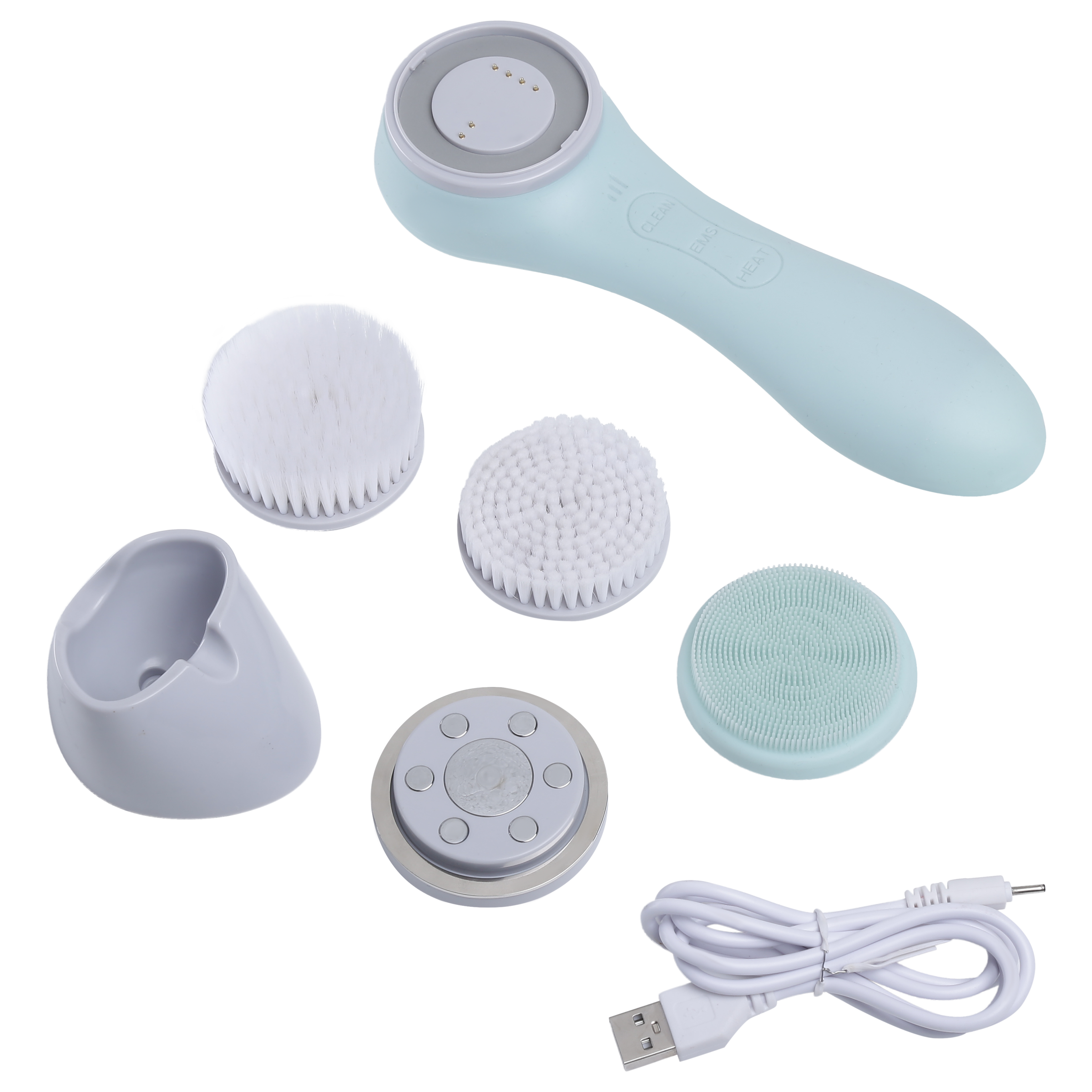 Carlton London Face Massager (Deep Cleansing Technology, CLSHCF201SSCFM, Green)