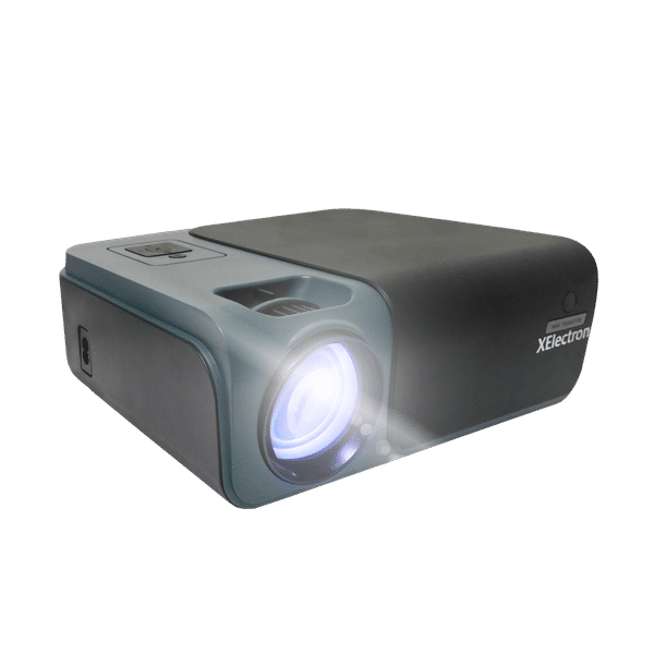XElectron C50W Full HD LED Projector (7500 Lumens, USB + HDMI + AV Ports, Bluetooth 5.0, Black)_1