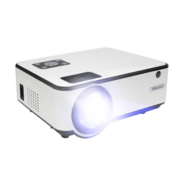 XElectron C9 Miracast Full HD LED Projector (3800 Lumens, USB + HDMI + AV + VGA Ports, 1080p Support, White)_1