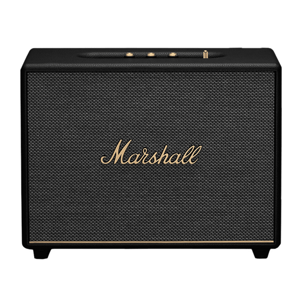 Marshall Woburn III Bluetooth Speaker (Future-Proof Technology, Stereo Channel, Black)