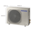 SAMSUNG GEO 5 in 1 Convertible 1.5 Ton 5 Star Inverter Split AC with Anti Bacterial Filter (Copper Condenser, AR18BY5YAWKNNA)_3