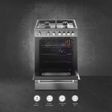 KAFF 60 Litres 4 Burner Cooking Range with Electric Oven (KAB60SS, Silver)_4