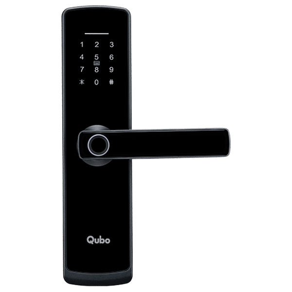 Qubo Smart Locks (5 Way Unlock, OC-HLM02BL1, Matte Black)