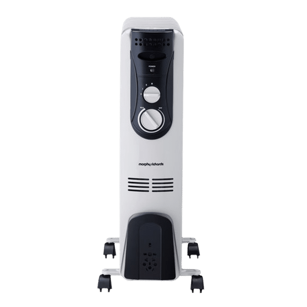 morphy richards OFR 900+ 2000 Watts Oil Filled Room Heater (Tip Over Safety Switch, 290110, White/Black)_1