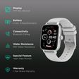 maxima Max Pro Turbo Smartwatch with Bluetooth Calling (42.9mm IPS HD Display, IP67 Water Resistant, Silver Strap)_2