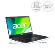 acer Aspire 3 Ryzen 3 Laptop (8GB, 256GB SSD, Windows 11 Home, 15.6 inch LED Backlit Display, MS Office 2021, Charcoal Black, 1.9 KG)_2