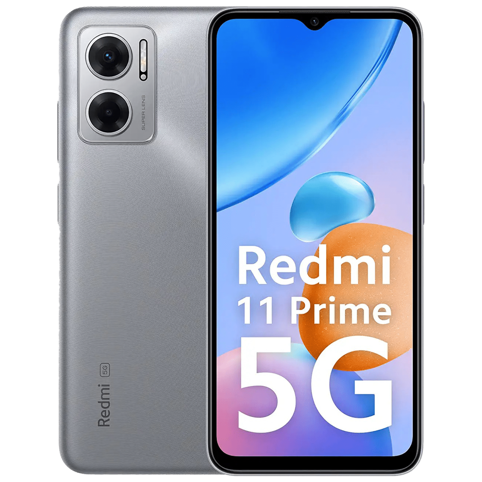 REDMI 11 Prime 5G (Chrome Silver, 128 GB)  (6 GB RAM)