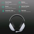 SONY INZONE H9 WH-G900 Bluetooth Gaming Headphone with Active Noise Cancellation (360 Spatial Sound, Over Ear, White)_2