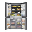SAMSUNG Bespoke 936 Litres Frost Free French Door Smart Wi-Fi Enabled Refrigerator with Water Dispenser (RF90A92W3AP/TL, Charcoal Black/Glam White)_3