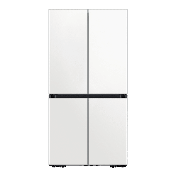 SAMSUNG Bespoke 936 Litres Frost Free French Door Smart Wi-Fi Enabled Refrigerator with Water Dispenser (RF90A92W3AP/TL, Glam White)_1