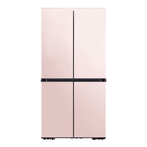 SAMSUNG Bespoke 936 Litres Frost Free French Door Smart Wi-Fi Enabled Refrigerator with Water Dispenser (RF90A92W3AP/TL, Glam Pink)_1