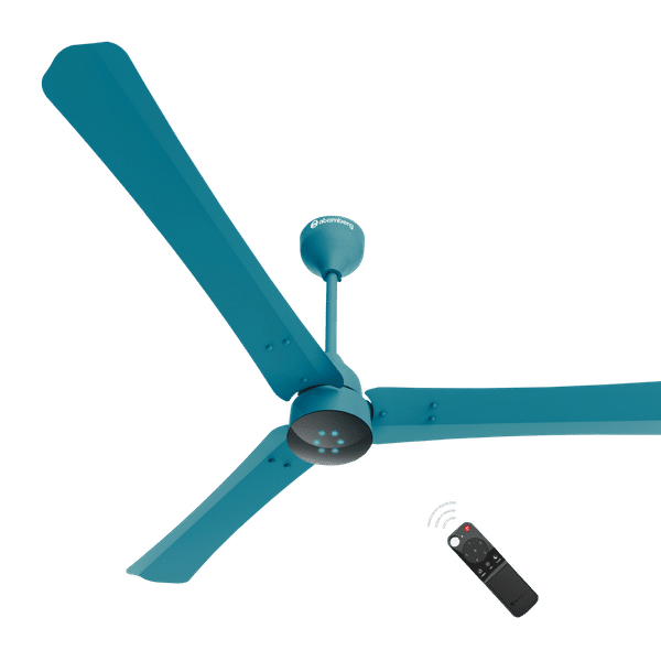 atomberg Renesa+ 120cm Sweep 3 Blade Ceiling Fan (5 Star BEE Rated With Remote Control, Aegean Blue)_1