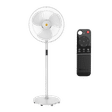 atomberg Renesa 400mm 3 Blade BLDC Motor Pedestal Fan with Remote (Oscillation Function, White)_1