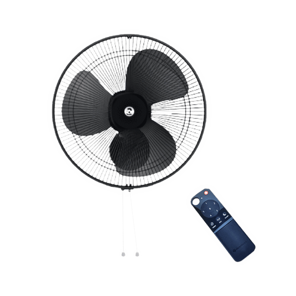 atomberg Renesa 40cm Sweep 3 Blade Wall Fan (With Remote Control, Midnight Black)_1