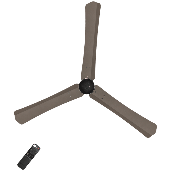 atomberg Renesa+ 120cm Sweep 3 Blade Ceiling Fan (5 Star BEE Rated With Remote Control, Earth Brown)_1