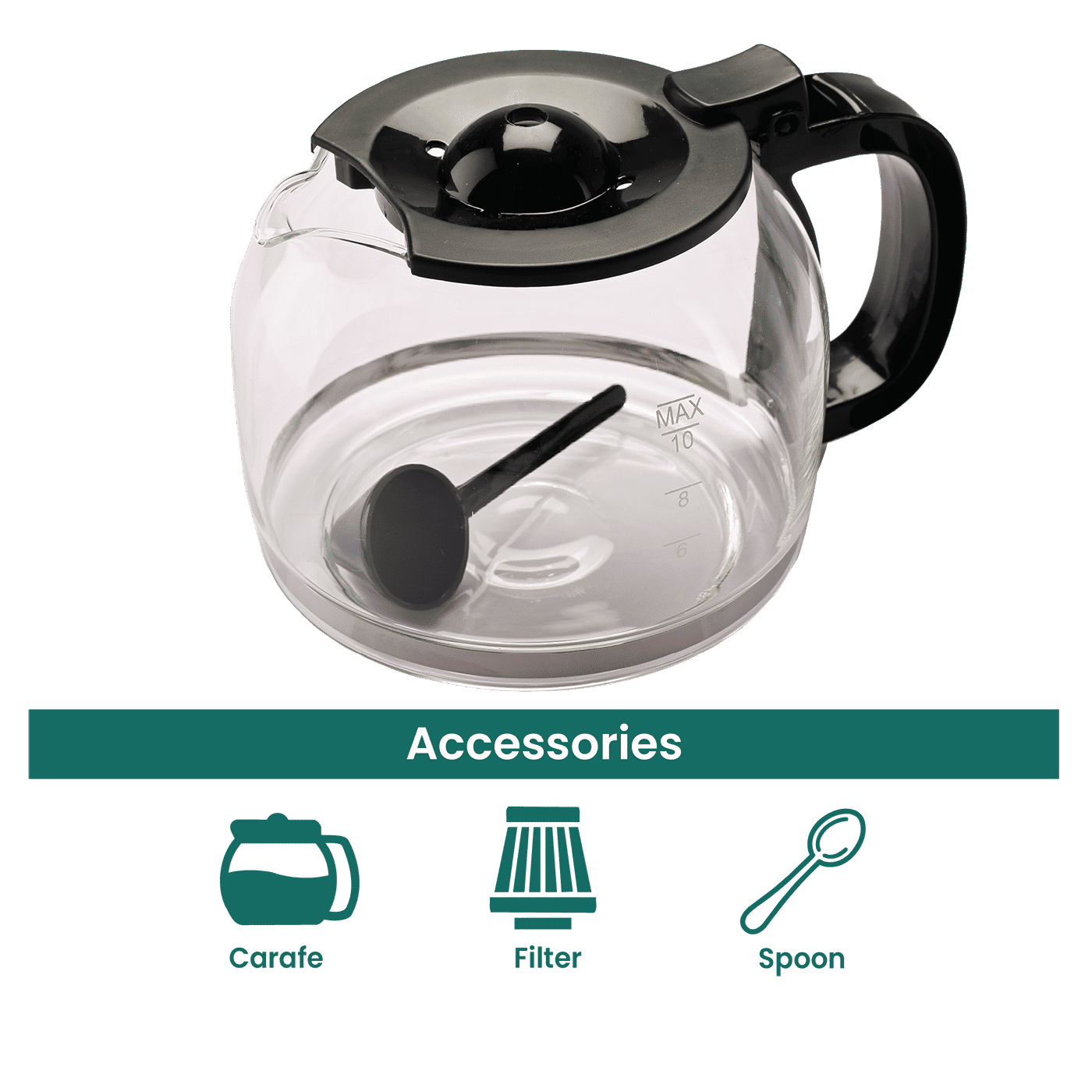 Buy Croma 900 Watt 10 Cups Manual Espresso Coffee Maker with Keep Warm