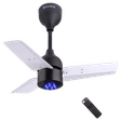 atomberg Renesa 60cm Sweep 3 Blade Ceiling Fan (5 Star BEE Rated With Remote Control, White and Black)_1