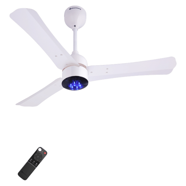 atomberg Renesa+ 90cm Sweep 3 Blade Ceiling Fan (5 Star BEE Rated With Remote Control, Pearl White)_1