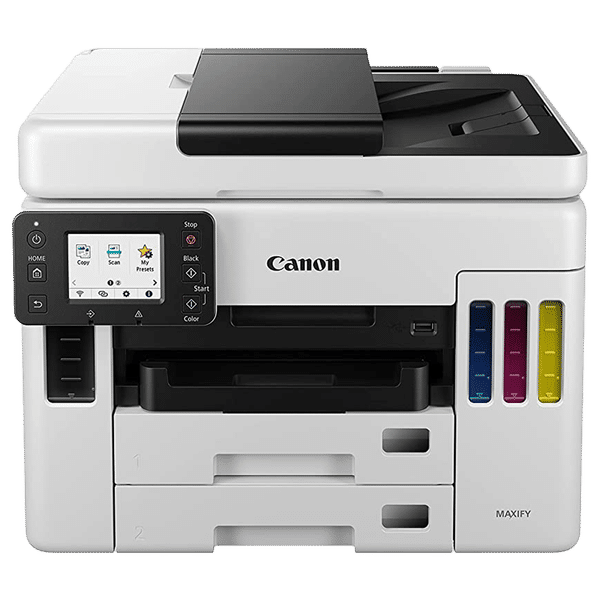 Canon Maxify GX7070 Wireless Color All-in-One Ink Tank Printer (Contact Image Sensor, 4471C012AA, Black)_1