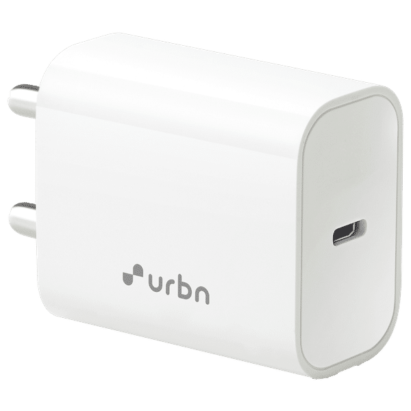 urbn 25W Type C Fast Charger (Adapter Only, Short Circuit Control, White)_1