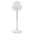 POLAR Annexer 40cm Sweep 3 Blade Pedestal Fan (Auto-thermal Overload Protection, ANNEXERRNSBL, White and Blue)_1