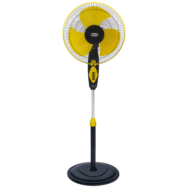 POLAR Conquest 40cm Sweep High Speed Pedestal Fan (Child-Proof Guard, CONPF16HSYB, Yellow Black)_1