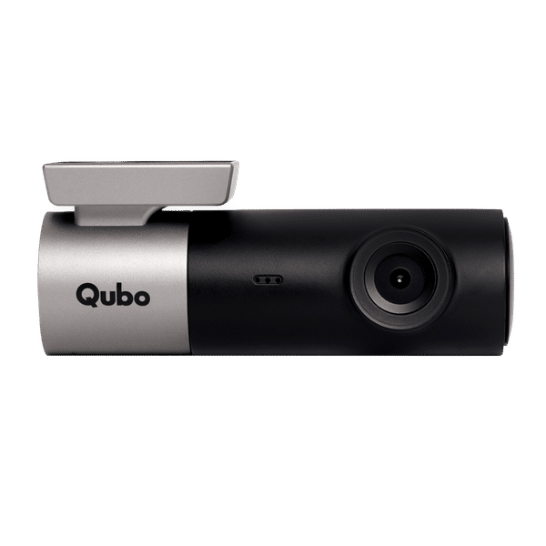 Qubo Smart Dashcam Pro GPS Full HD and 2MP 30 FPS Action Camera with Wide Angle View (Black)_1