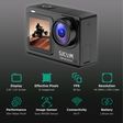 SJCAM SJ8 Dual Screen 4K and 20MP 30 FPS Waterproof Action Camera with 170 Degree Wide Angle (Black)_2