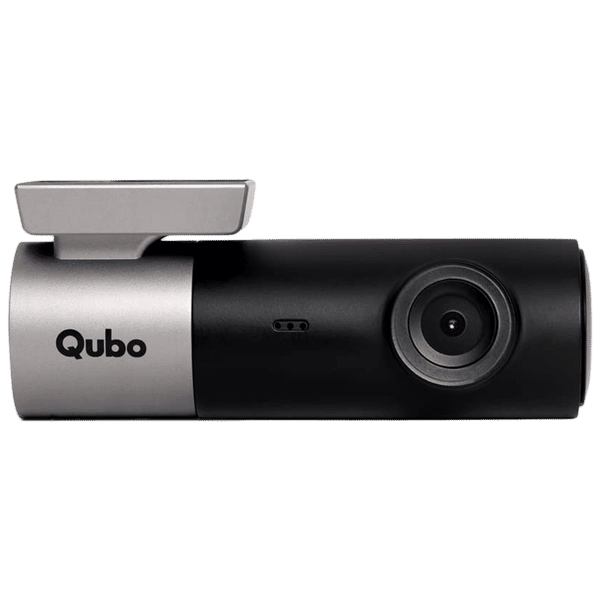 Qubo Smart Dashcam Pro Full HD and 2MP 30 FPS Action Camera with Wide Angle View (Black)_1